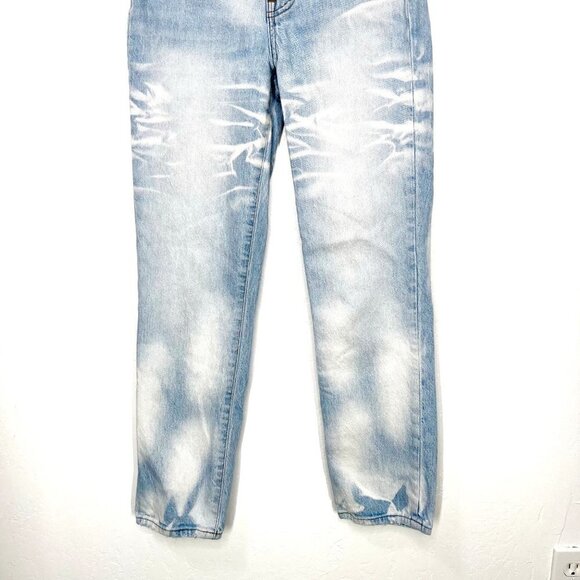 Madewell The Perfect Vintage Jean Light Wash Size 23 Bleached Tie Dye Denim - Picture 5 of 11